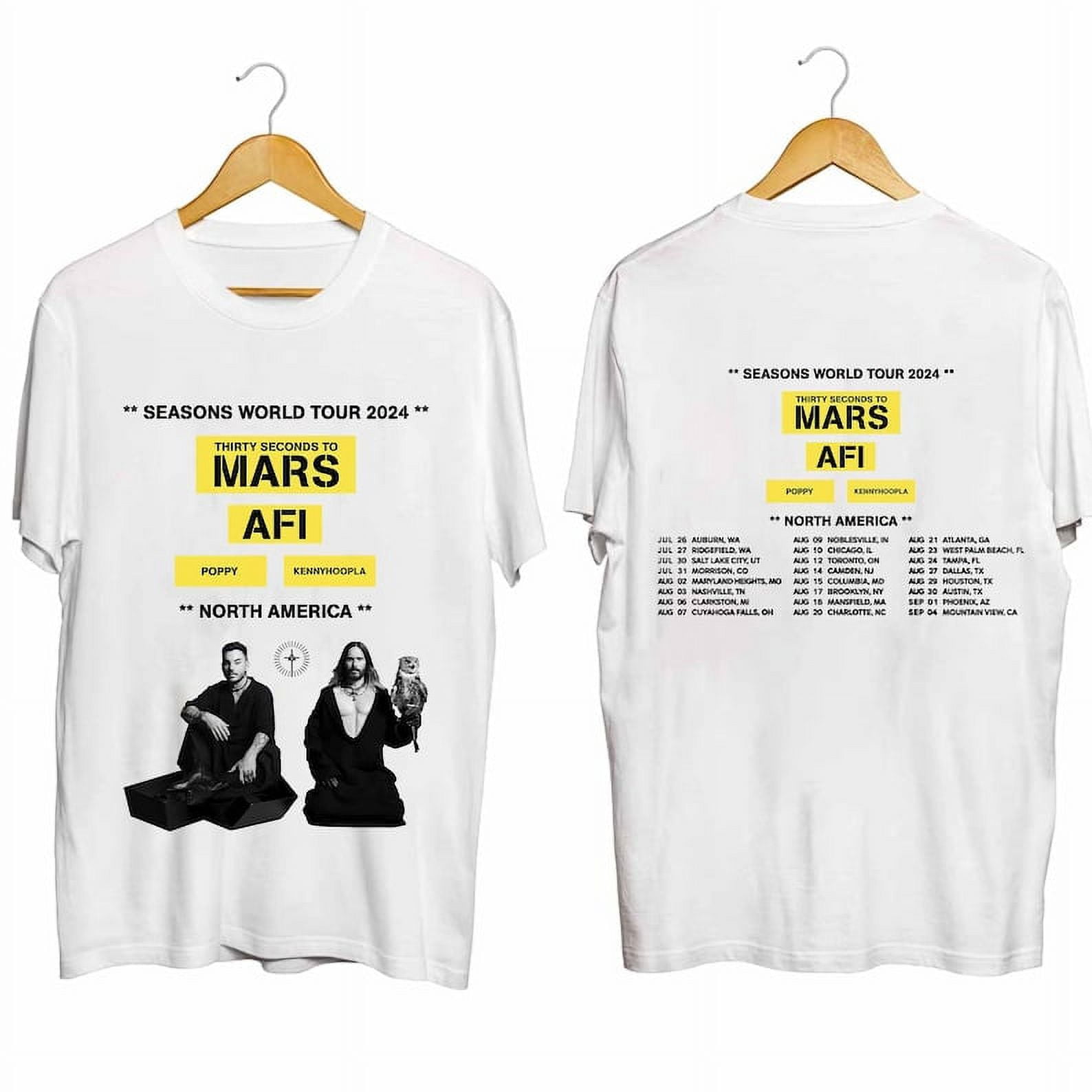 CIEN LUXURY 2 SIDE Thirty Seconds to Mars 2024 Tour North America Shirt