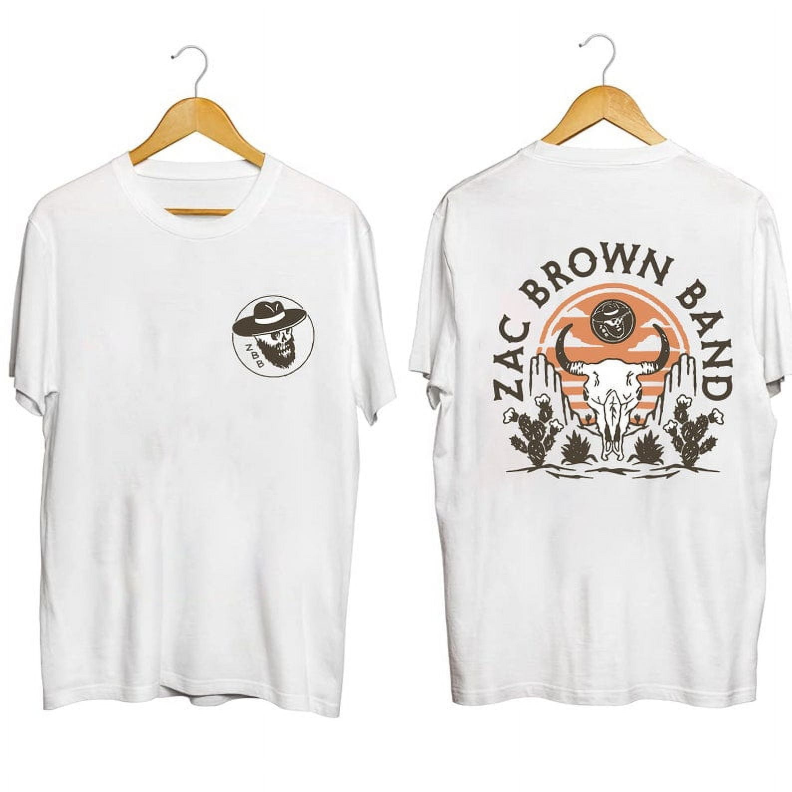 CIEN LUXURY 2 SIDE Zac Brown Band 2024 Tour Shirt, Zac Brown Band 2024