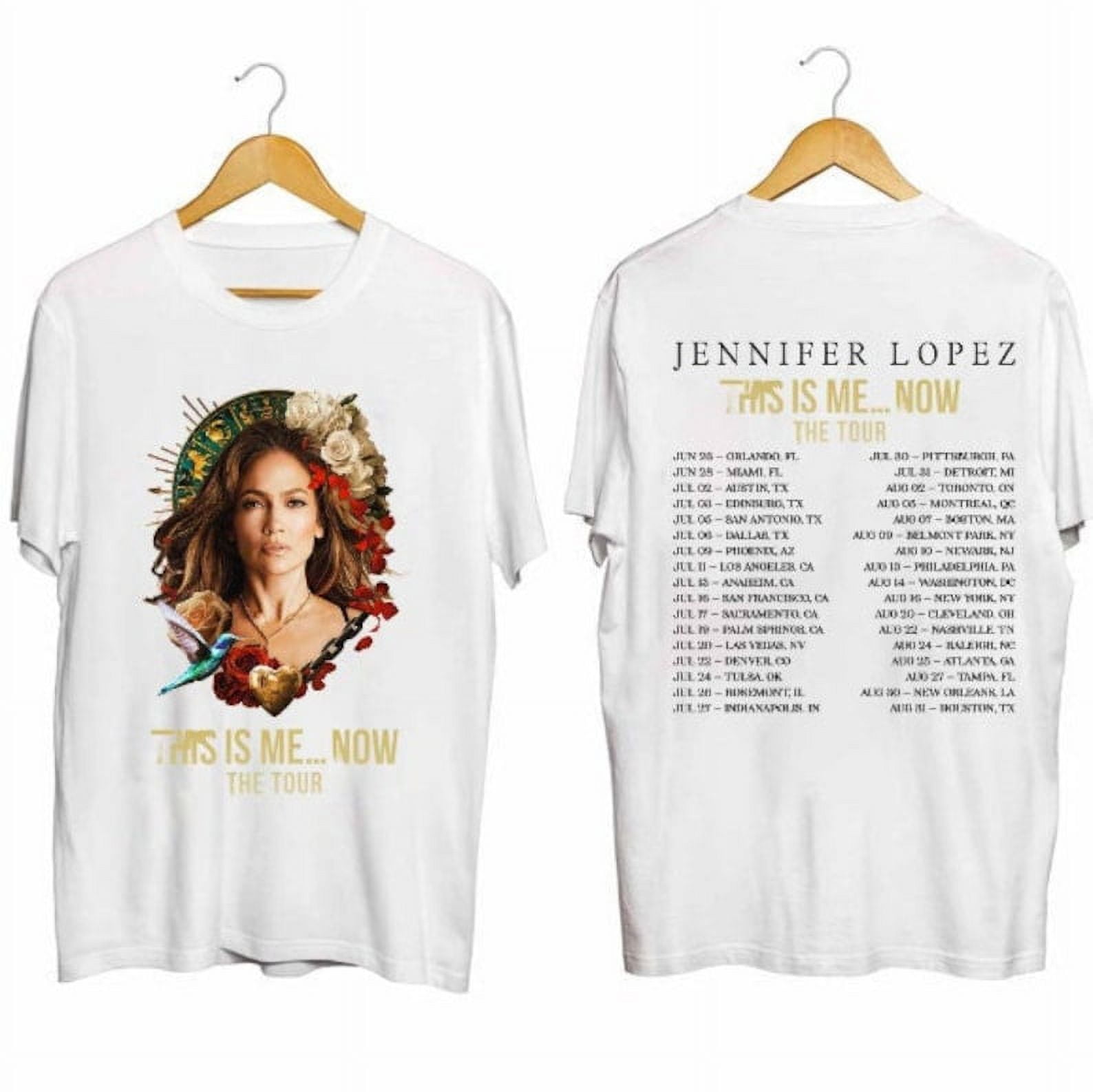 CIEN LUXURY 2 Sided Jennifer Lopez 2025 This Is Me Now Tour Unisex