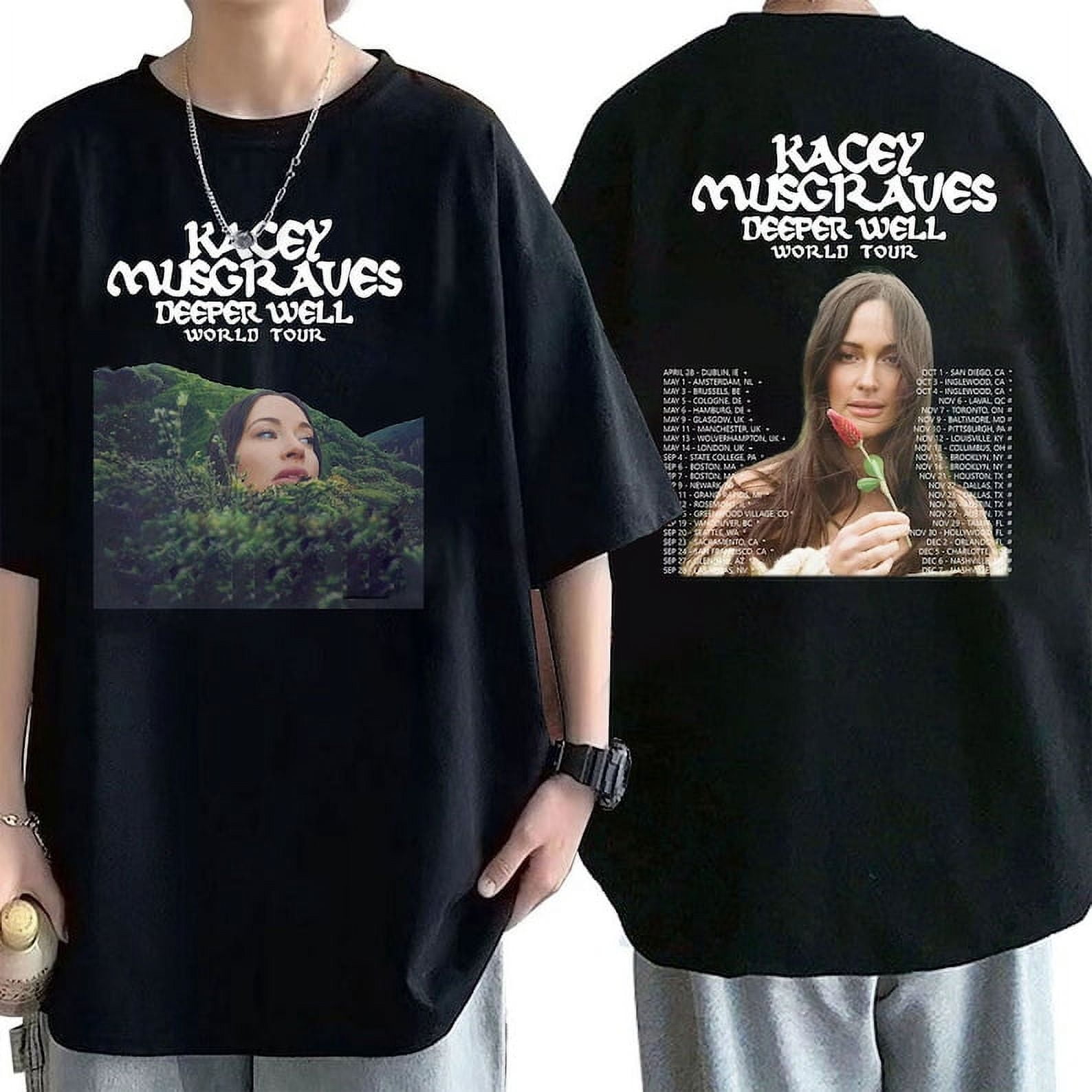 CIEN LUXURY Kacey Musgraves Deeper Well World 2024 Tour Shirt, Kacey