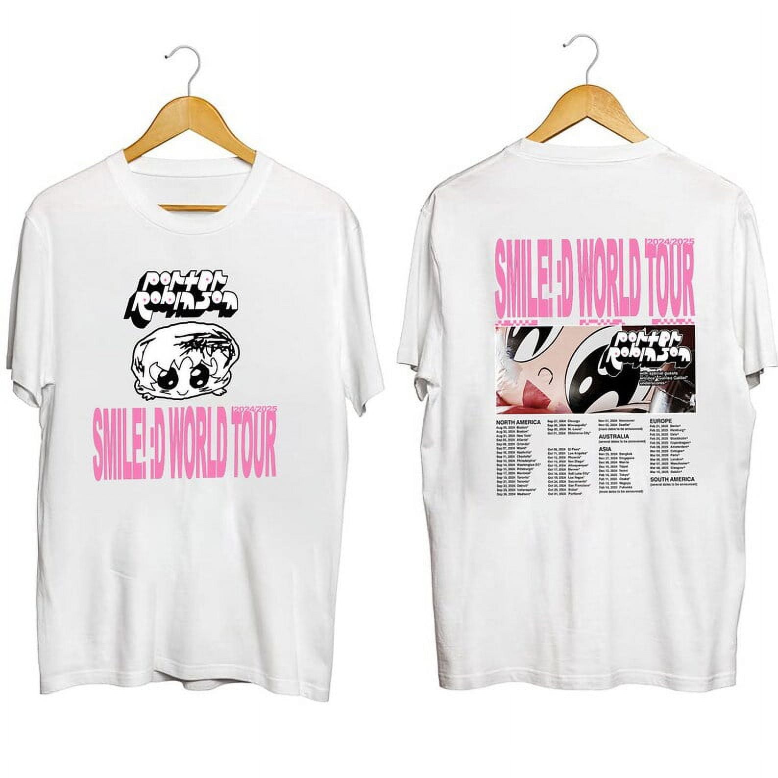 CIEN LUXURY Porter Robinson The Smile D World Tour 2024 Shirt, Porter
