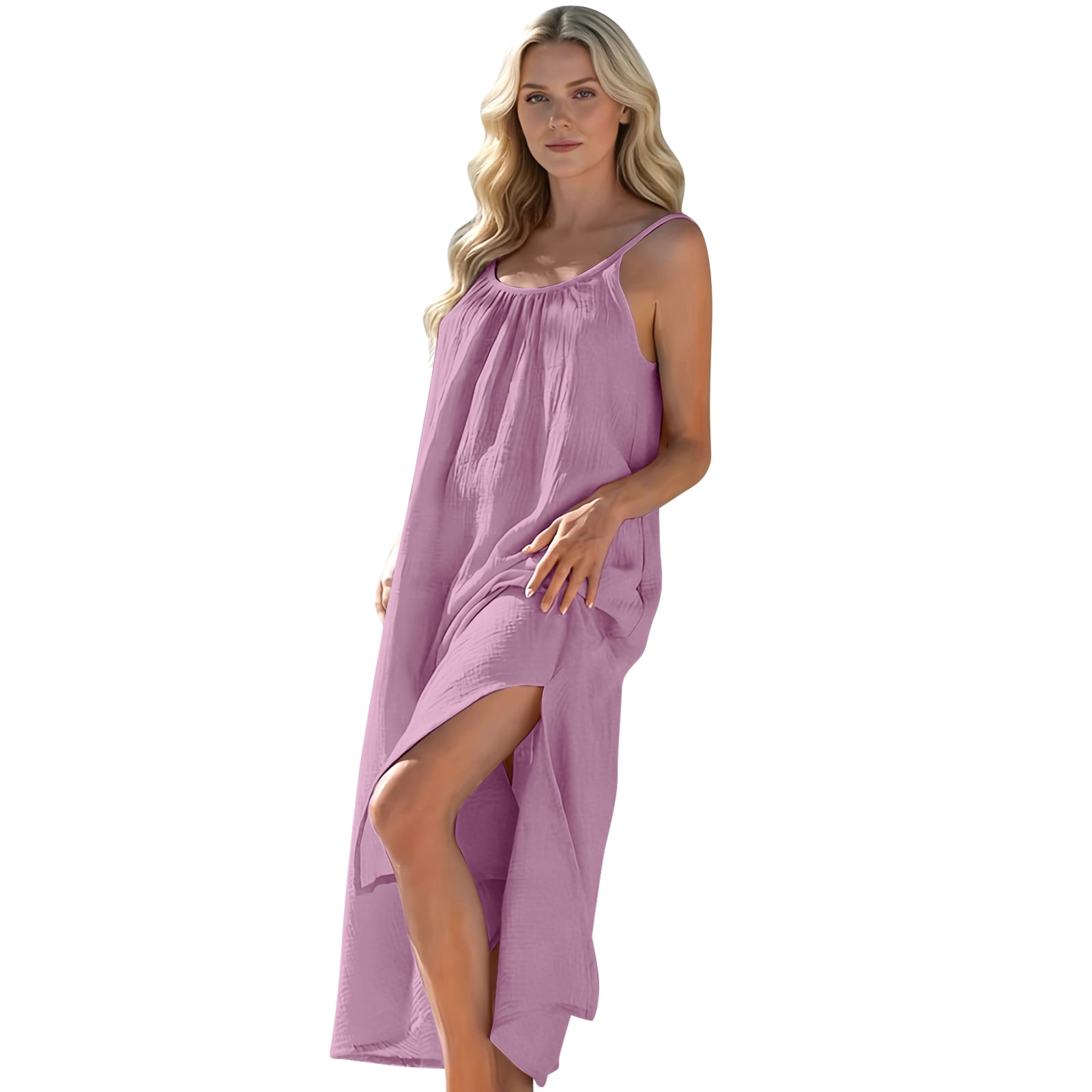 CIENVNSTG Backless Cami Dresses for Women Summer 2026 Sleevelesss Long — free download