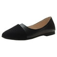 thumbnail image 1 of CIENVNSTG Color Block Pointed Toe Slip On Flats for Women Dressy Casual Comfortable Shoes for Business Office Daily Work and Everyday Wear Black 38, 1 of 4