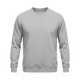 thumbnail image 1 of CIENVNSTG Crewneck Sweatshirts for Men Long Sleeve Oversized Sweatshirt Winter Fall Workout Tops Athletic Casual Outfits Light Gray XL, 1 of 6