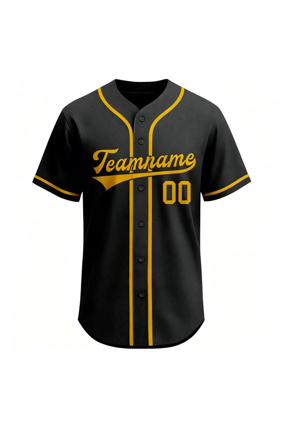 Custom Baseball Jersey Stitched Personalized Name Number Baseball Shirts Sports Uniform for Men Women Black L