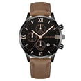 thumbnail image 1 of CIENVNSTG Fashion Men Leisure Business Date Alloy Case Synthetic Pu Leather Analog Quartz Sport Watch Male Luxury Clock, 1 of 3