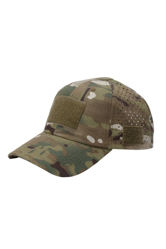 Mens Womens Curved Brim Tactical Cap Cut Breathable Mesh Hook And Loop Patch Adjustable Outdoor Sports Baseball Hat GreenA