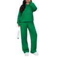 thumbnail image 1 of CIENVNSTG Sweatsuits Women 2 Piece Outfit Comfort Jogger Set Hoodie and Sweatpants Set Matching Sweat Sets Fall Sweatset Army Green 2XL, 1 of 4