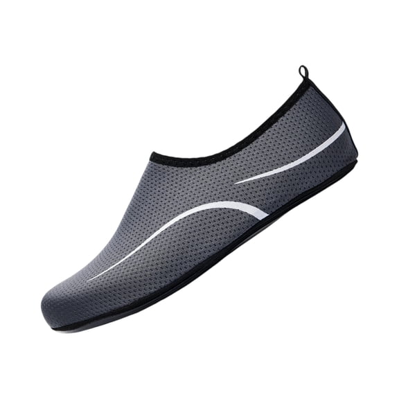 CIENVNSTG Women Men Thickened Rubber Sole Wading Shoes Line Graph Non Slip Quick Dry Beach Socks For Diving Swimming And Surf Gray 41