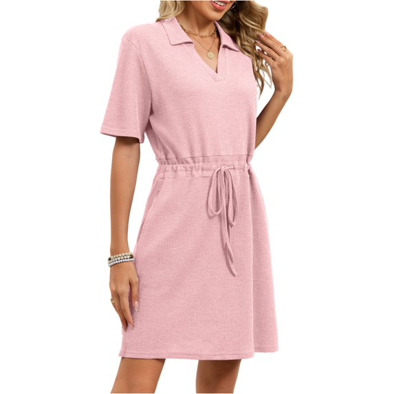 CIENVNSTG Women's Casual Dresses A-Line Classic Vogue New Dress Elegant Eye-Catching Beach Dress