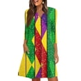 thumbnail image 1 of CIENVNSTG Women's Fashion A-Line Summer Dress Casual Flowy Dress for Everyday Wear, 1 of 4