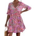 thumbnail image 1 of CIENVNSTG Women's Fashion A-Line Summer Dress - Casual Flowy Dress for Everyday Wear, 1 of 5