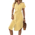 thumbnail image 1 of CIENVNSTG Women's Fashion A-Line Summer Dress Casual Flowy Dress for Everyday Wear, 1 of 4