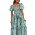 thumbnail image 1 of CIENVNSTG Women's Fashion A-Line Summer Dress Casual Flowy Dress for Everyday Wear, 1 of 5