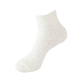 thumbnail image 1 of CIENVNSTG Womens Fuzzy Cozy Slipper Socks Warm Fluffy Winter Cozy Thick Plush Slipper Home Sleeping Comfy Crew Plush Socks White, 1 of 2