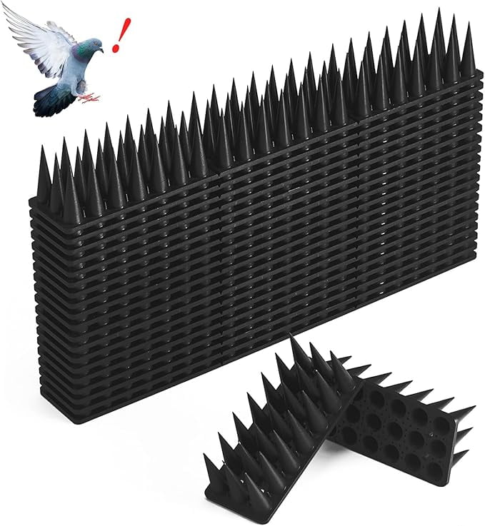 CIIC Bird Spikes for Outside, 9 Pack Bird Pigeon Squirrel Raccoon Cats