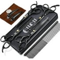 CIICII Dog Grooming Scissors Kit, 10In1 Professional Pet Grooming