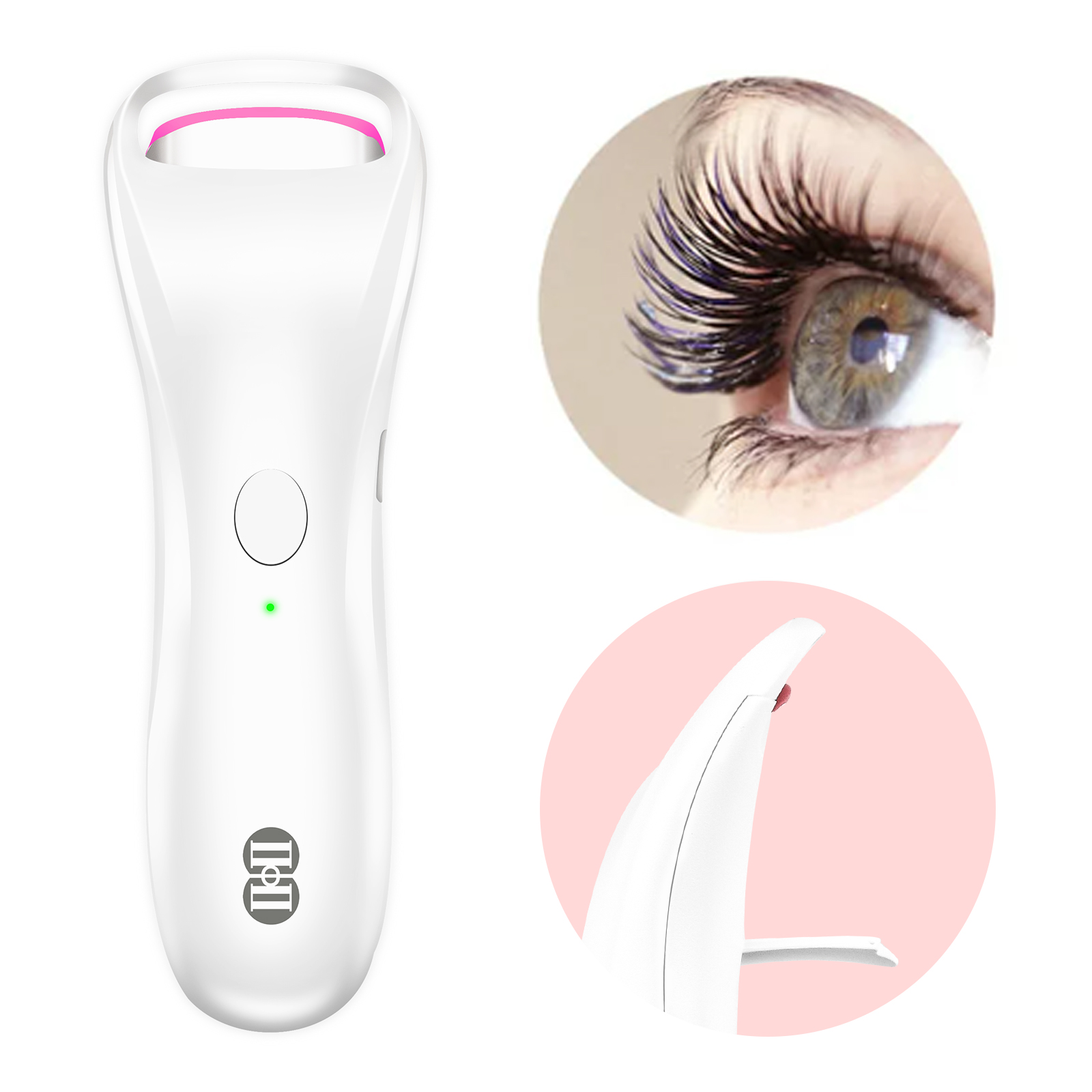 ANLAN Electric LongLasting Heated Eyelash Curlers Portable Mini