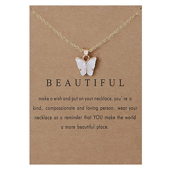 CILENON 925-Sterling-Silver Turquoise Butterfly Necklaces For Women - Vintage Oxidized Butterfly For Friends Pendants, Exquisite Necklace To Gift Her For Christmas(C,One Size)