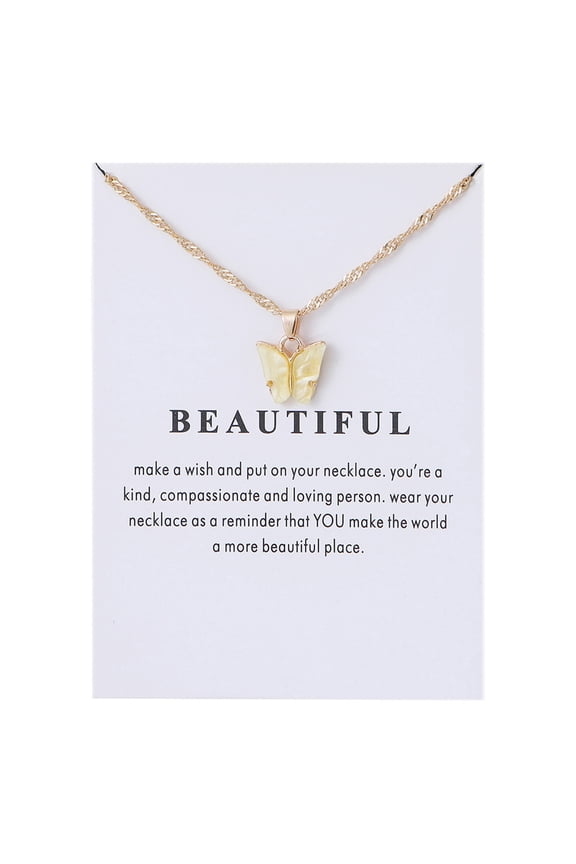 Dainty Silver Necklace 925-Sterling-Silver Turquoise Butterfly Necklaces for Women - Vintage Oxidized Butterfly for Friends Pendants, Exquisite Necklace To Gift Her for Christmas(J,One Size)