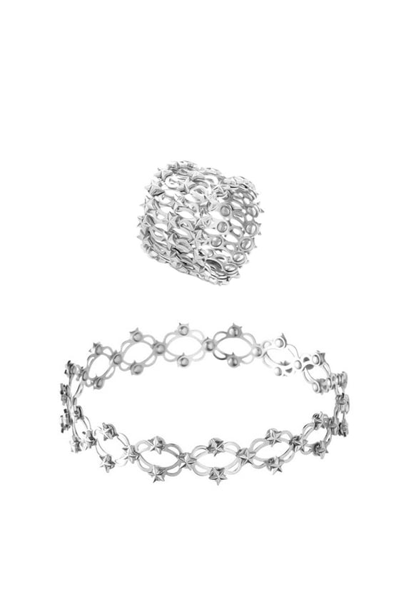 Adjustable Transform Bracelet Ring Folding Retractable Ring Bracelet Retractable Ring Replacement Bracelet (C,One Size)