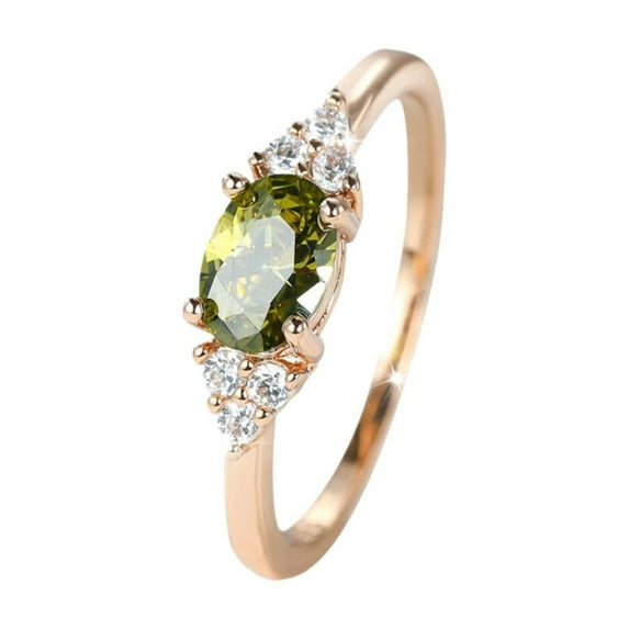 CILENON And Ring For Women Gold Rings Stackable Men Rings For Women Plated Love Rings Rings (Rose Gold,10)