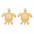 thumbnail image 1 of CILENON Animal Turtle Earrings Personalized and Temperament Earring Accessories Lightweight Cubic Zirconia Chunky Hypoallergenic Gold Jewelry for Women(B,One Size), 1 of 6