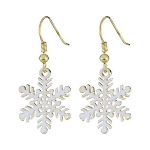 CILENON Christmas Earrings, Cute Christmas Tree Earrings Dainty Gold Plated Reindeer Snowflake Light Bulb Dangle Earrings Hypoallergenic Xmas Earrings Trendy Chirstmas Jewelry(B,One Size)