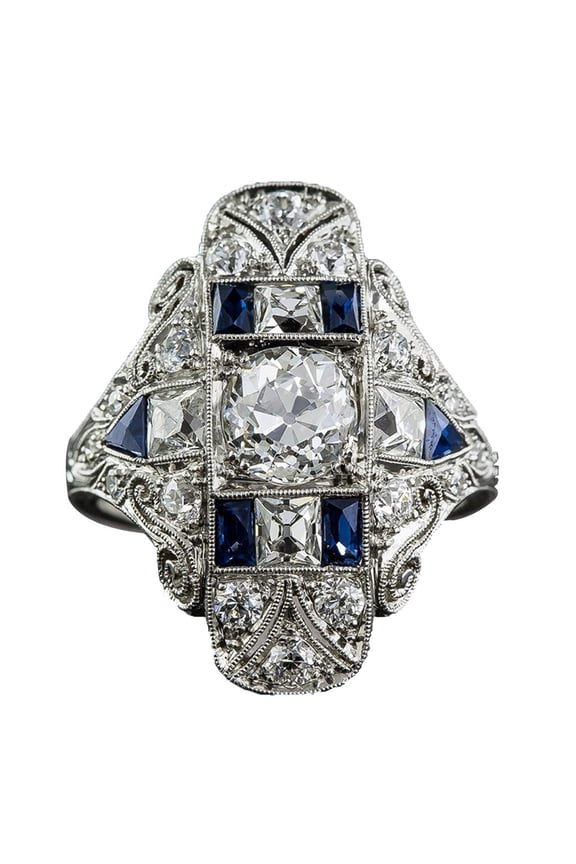 Cubic Zirconia Ring Exaggerated Light Luxury Ladies Topaz Sapphire Ring Pattern Hollow Ring Womens Rings Silver Rings for Women Gold Jewelry(Multi-color,8)