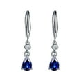 thumbnail image 1 of CILENON Dangle Fashion Diamond Gem Drop Earrings Birthday Party Fashion Earrings Jewelry Gifts (Blue,One Size), 1 of 5