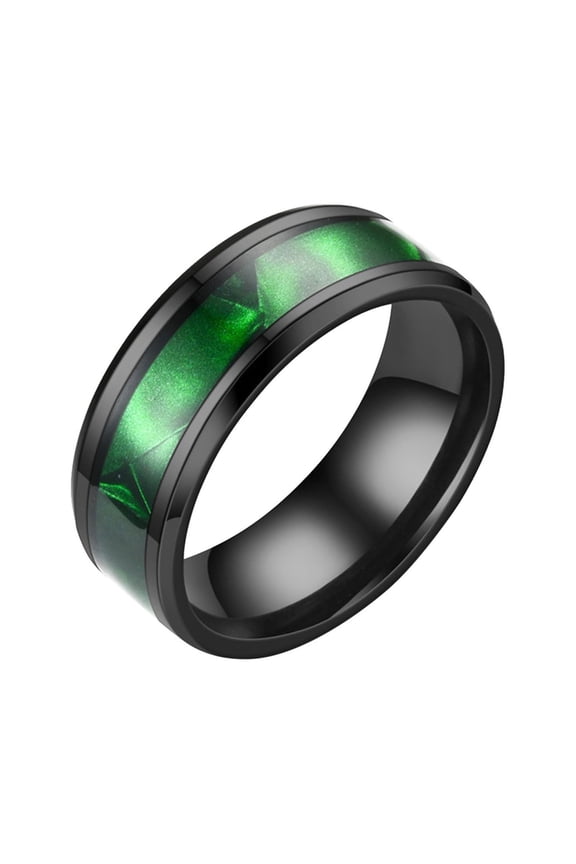 Diamond Ring Frosted Silk Pattern Inlaid Rhinestone Ring Alloy Women Men Exquisite Ring Fashion Jewelry Gift Rings for Friends Girls Boys Jewelry for Women Engagement Ring (Green,13)