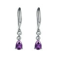 thumbnail image 1 of CILENON Earrings Fashion Diamond Gem Drop Earrings Birthday Party Fashion Earrings Jewelry Gifts (Purple,One Size), 1 of 6