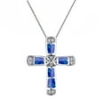 thumbnail image 1 of CILENON Fashion Beautiful Alloy Cross Pendants Necklaces Cross Pendant Necklace Jewelry Gifts For Women One Size, 1 of 2