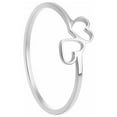 thumbnail image 1 of CILENON Gold Silver Rings for Women Non Tarnish Stackable Rings Trendy Dainty Gold Plated Stacking Cubic Zirconia Thumb Ring Set Love Friendship Dual Band Rings Promise Wedding Engagem (Silver,8), 1 of 3