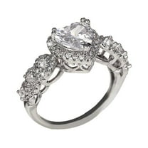 CILENON Ladies Rings Luxury Rings Gift Rings Alloy Ring Sets Engagement Rings (Gold,C)