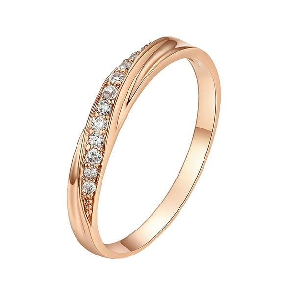 CILENON New Year Gift Gold Jewelry for Women Silver Rose Gold Promise Rings Delicate Design Diamond Fashion Ring Light Luxury High Grade Ring