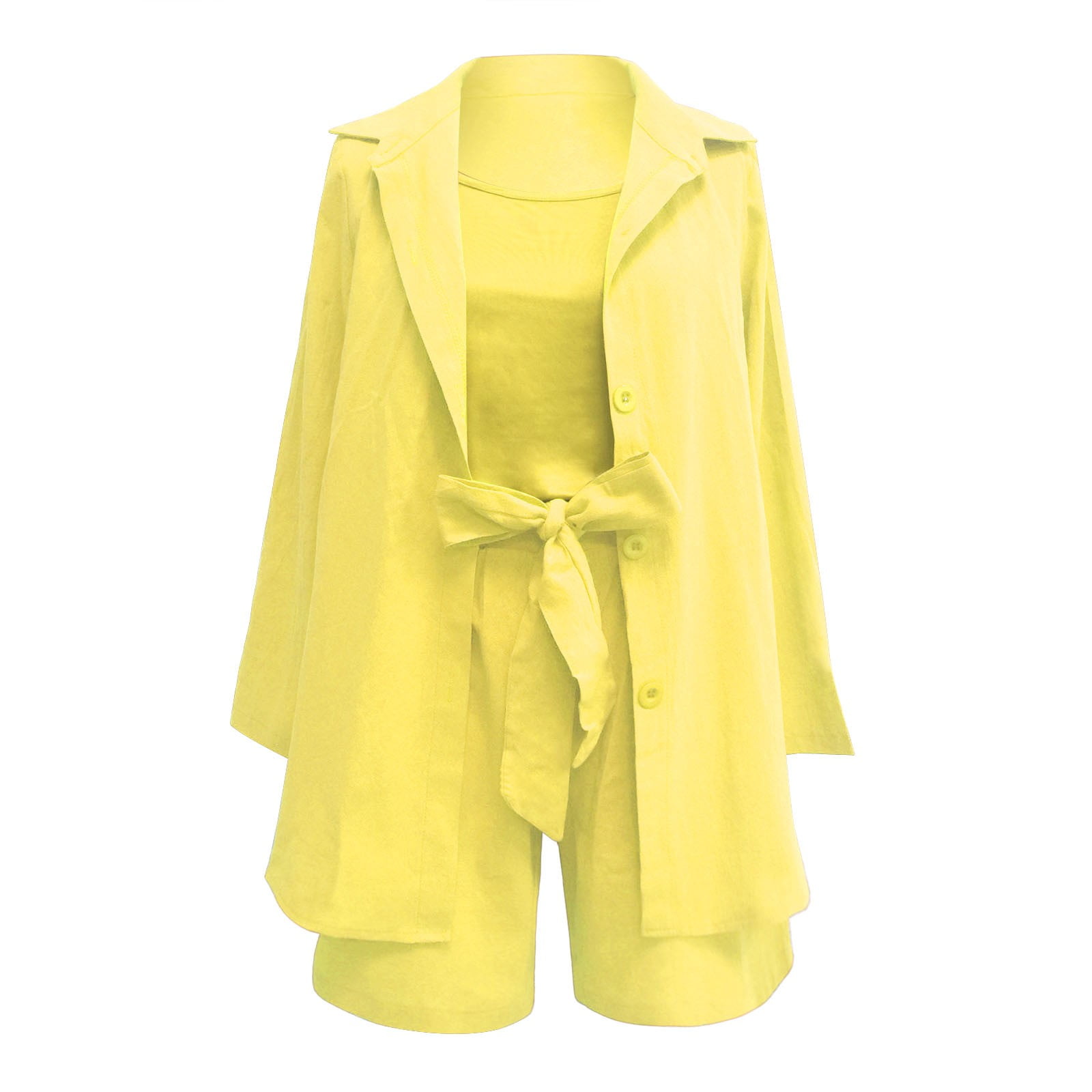 CILENON Outfits for Women 2 Piece Sets Ladies Summer Solid Color Casual