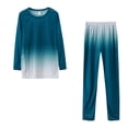 thumbnail image 1 of CILENON Pants Sets Women 2 Piece Outfits European And American Women's Gradual Long Sleeved Trousers Casual Sports Two Sets Womens Loungewear Set Lounge Wear for Women (Green,XL), 1 of 4
