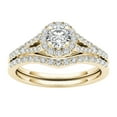 thumbnail image 1 of CILENON Rings for Women Couple Rings Gold-Plated Inlaid Zircon Ring Classic Jewelry Gold Plated Rings for Women Silver Wedding Band Women Diamond Ring(B,6), 1 of 1