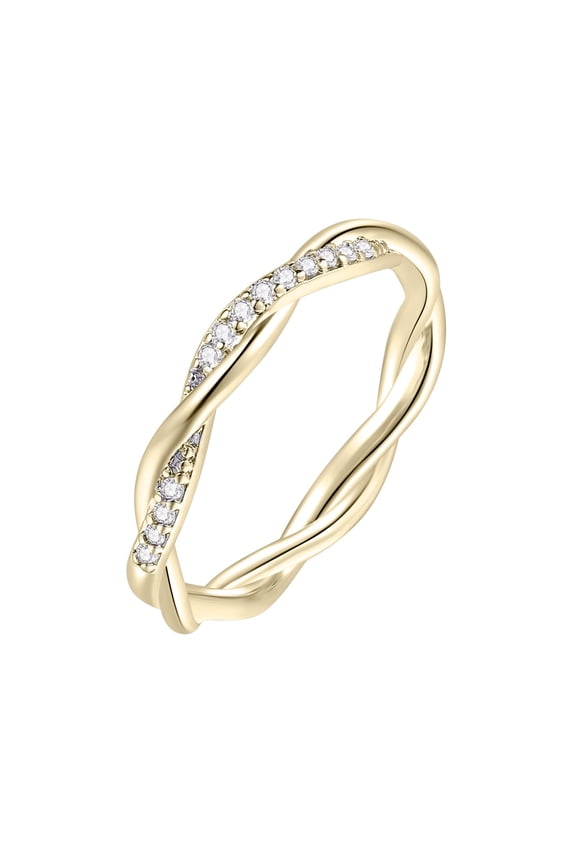 Clearance Silver Birthstone Rings For Women Diamond Cubic Zirconia Ring Promise Rings For Couples Mothers Birthday Gift For Mom Dainty(Gold,6)