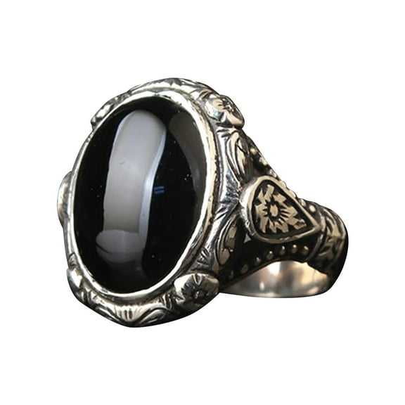 CILENON Silver Rings for Women Water Drop Shaped Full Diamond Lover Ring Fashion Hollow Ring Gold Jewelry Engagement Rings for Women Silver Rings(Black,6)