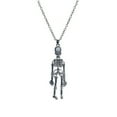 thumbnail image 1 of CILENON Skeleton Pendant Necklaces Punk Gothic Necklace Jewelry Halloween Costume Props (C,One Size), 1 of 4