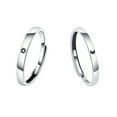 thumbnail image 1 of CILENON Trendy Jewelry You Are My Sun & Moon Ring Set 925 Sterling Silver Plated Couples Promise Rings Diamond Rings Crystal Rings Diamond Band Rings for Women(C,One Size), 1 of 5