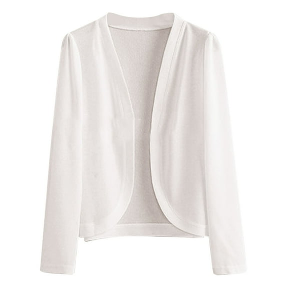 CILENON Trendy Outfits for Women 2024 Women's Long Sleeve Ice Silk Knit Skirt V Neck Cardigan (White,XL)