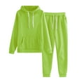 thumbnail image 1 of CILENON Womens 2 Piece Outfits Lounge Hoodie Sweatsuit Sets Oversized Sweatshirt Baggy Fall Fashion Sweatpants with Pockets Jogging Suits (Mint Green,M), 1 of 6