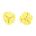 thumbnail image 1 of CILENON Womens Earrings Colorful Flower Earrings For Women Fun And Exaggerated Temperament Fashionable Gentle Pearl Earrings Cold Earrings (Yellow,One Size), 1 of 5