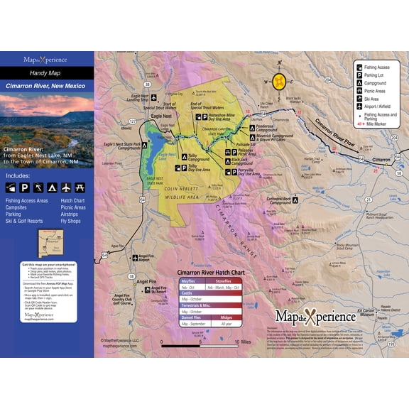 CIMARRON RIVER, NEW MEXICO GPS MAP