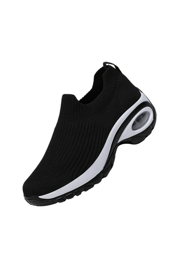1 Pair Anti-skid Workout Shoes for Women Black Small Foam Honeycomb
