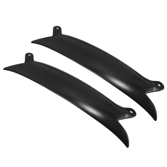 CIMAXIC 1 Pair Black ABS Headlight Eyebrows Cover Trim For Car Headlights Custom Design Decorative