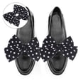 thumbnail image 1 of CIMAXIC 1Pair Black Bow Shoe Clips Decorative Clip on Shoe Embellishments for Pumps Heels Wedding, 1 of 8